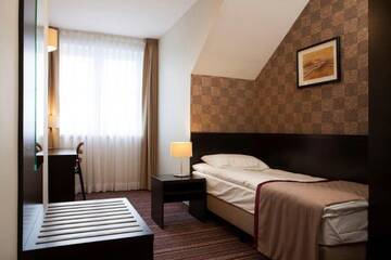 Фото номера Небольшой одноместный номер Отель Restauracja Hotel Weranda Łopuszno г. Jedle 9